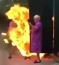 The Man Who Was Stealing Electricity Shot A Woman With A Harpoon And Burned The Man