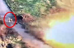 Group of ORCs are directly hit by captured kornet ATGM