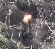 ORC receiving a direct hit from an FPV Kamikaze Drone