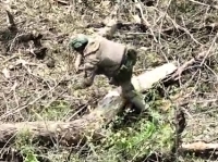 ORC gets wounded by grenade dropped from drone