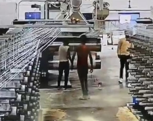 Last Day On The Job For Textile Factory Worker