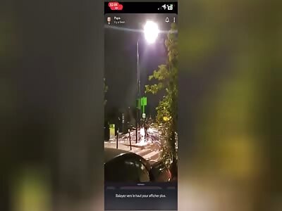 Pole Falls on Protesters Head Killing Him Instantly 