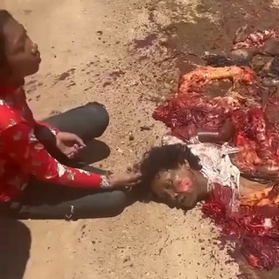 Woman's Body Destroyed After Being Run Over by Truck