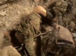 A dead ORC with no pants