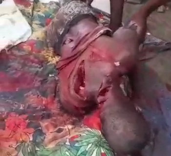 Gangster Hacked to Death with Machete by Rivals (aftermath).