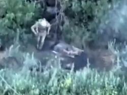 ORC appears to be trying to extract a wounded comrade