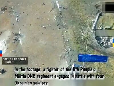 War solder attacks positions