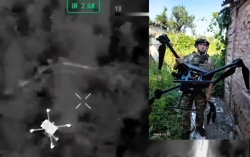 UA soldiers being hit by artillery/mortar fire near Klishchiivka