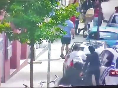 Sick people attack police in shithole Belgium