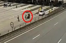 Biker kills toll collector