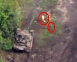 The work of the Assault Brigade on ORCs tanks and personnel