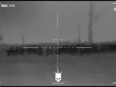 The work of SSO snipers on the invaders in the Donetsk region.