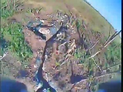 FPV Strike on Ukrop Position 