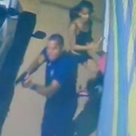 Woman Chased By EX Finds A Cop That Shoots Him