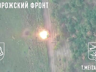 Lancet Hits Ukrop Tank 