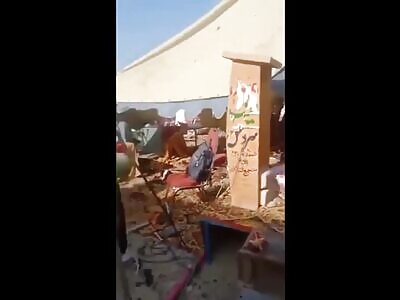 Suicide Bombing At Election Rally For Pro-Taliban Cleric ( Extended Footage )