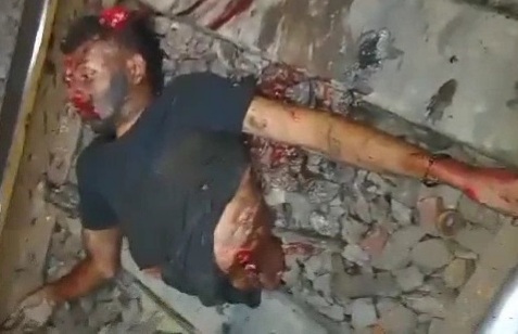 Body Split In Two In An Accident With Train