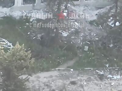 FPV Drone Strike On Ukrop Hideout 