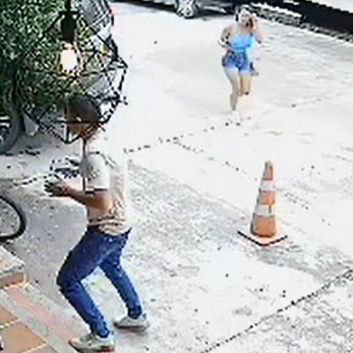 Future Victim Talking to Friend Shot in the Nape, Killed by Ruthless Sicario