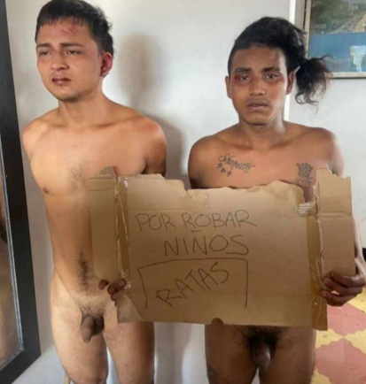 Two Thieves Humiliated for Stealing from School Girl.