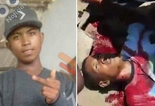 Bullet to the neck end the live of this young Criminal 