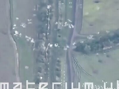 Ukrainian artillery wipes out russians with cluster munitions