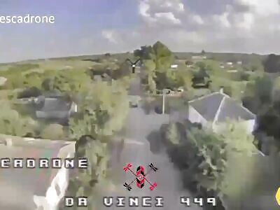 Kamikaze drone destroys russian bukhanka