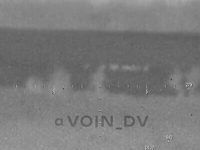 Ukrops Moving At Night Hit by ATGM