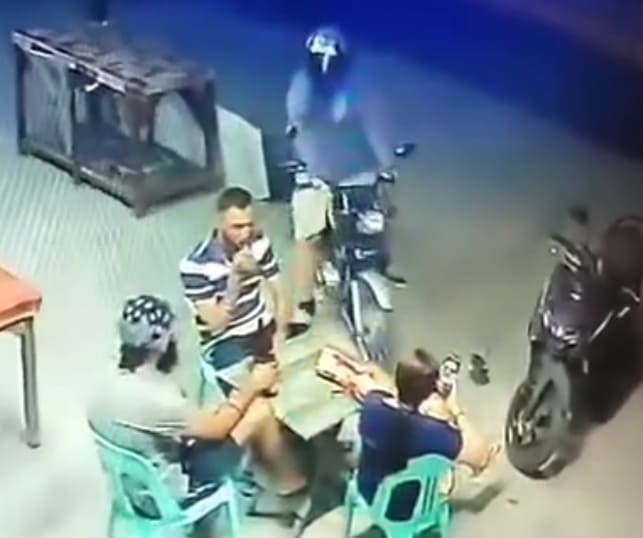 Point Blank Headshot At The Bar...