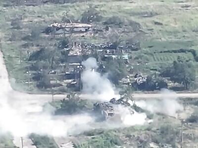 Ukrainian arty working right at home with the Russian cockroaches