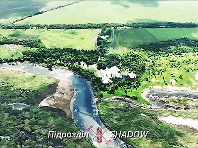 Destruction of the big Russian ammunition depot