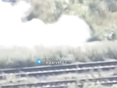  direct hit by a Ukrainian mortar on Russians