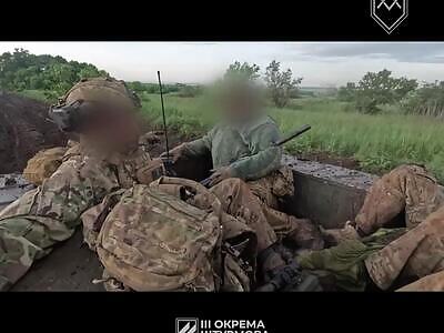 Sniper ambush on Russian BMP-2