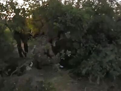 UA kamikaze drones attacked Russian positions