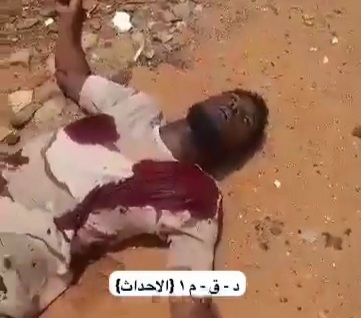 Paramilitary rapid support force members killed by sudanian army 