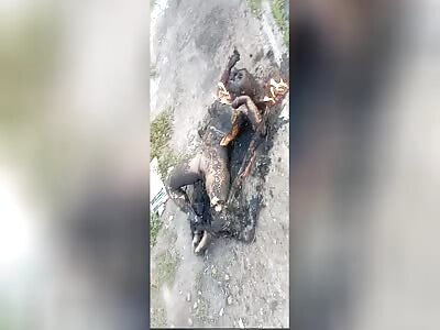 Woman Burnt To A Crisp