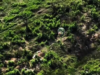 Elimination of the Russian machine gunner