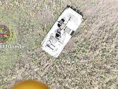 Many VOG dropped on a Russian IFV