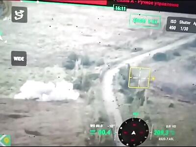 UA arty working on Russians retreating from Urozhayne