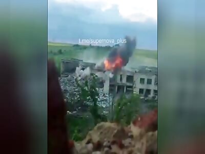 Hit on the Russian observation post