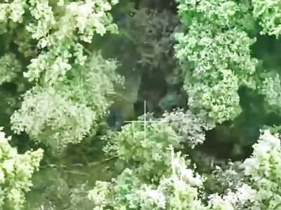 Beautiful destruction of a Russian tank