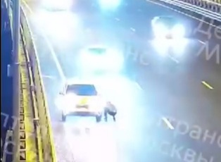 Russian taxi driver crushed dead when he was shocked wheels 