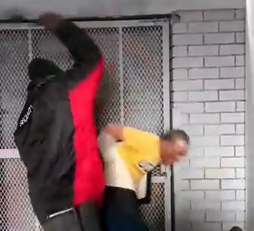 thief get moered by security