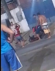 Thief fucked up by Victims in Robbery