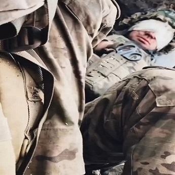 Direct Hit on Ukrops in Dugout 