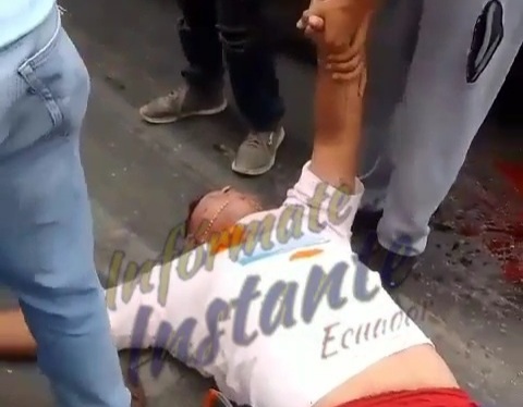 Colombian gangster shoot dead on his motorcycle 