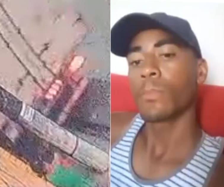 Poor Guy Pulverized By Out Of Control Truck