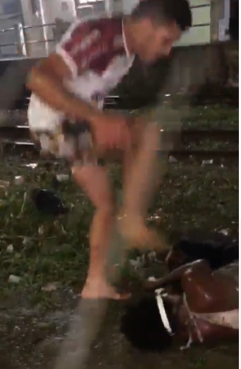 Woman Cruelly beaten by a Gay man in Brazil