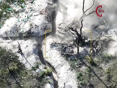 RU Tank Firing From Closed Postions Hits Ukrops 