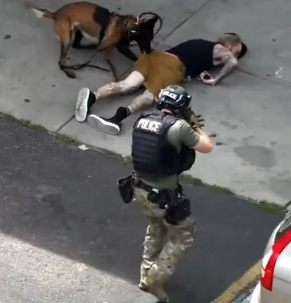 US Marshals Shoot Fleeing Wanted Suspect Who Pulled A Gun.